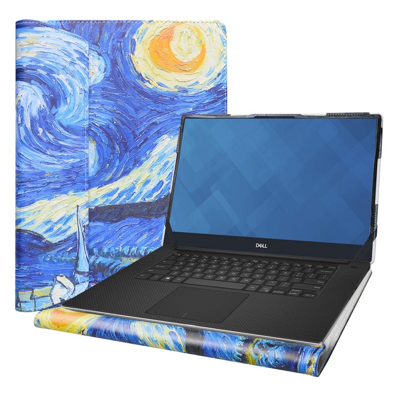 Alapmk Protective Case for Dell XPS 15 7590/ Inspiron 15 2-in-1 7500 7506 i7506-7958SLV-PUS/Inspiron 15 7500 7501/ Vostro 5501 5502/ Vostro 7500/ Precision 3560 15.6" Laptop,Starry Night - Image 1